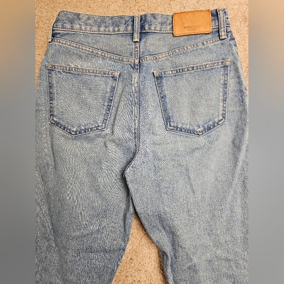 Moussy Vintage Glen Boy Skinny Jeans in Light Blue Size 27 - Picture 8 of 9